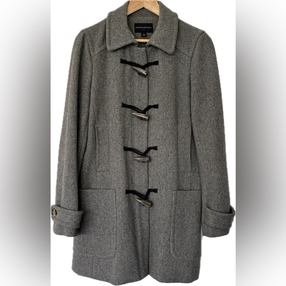 Women's Gray Toggle Coat